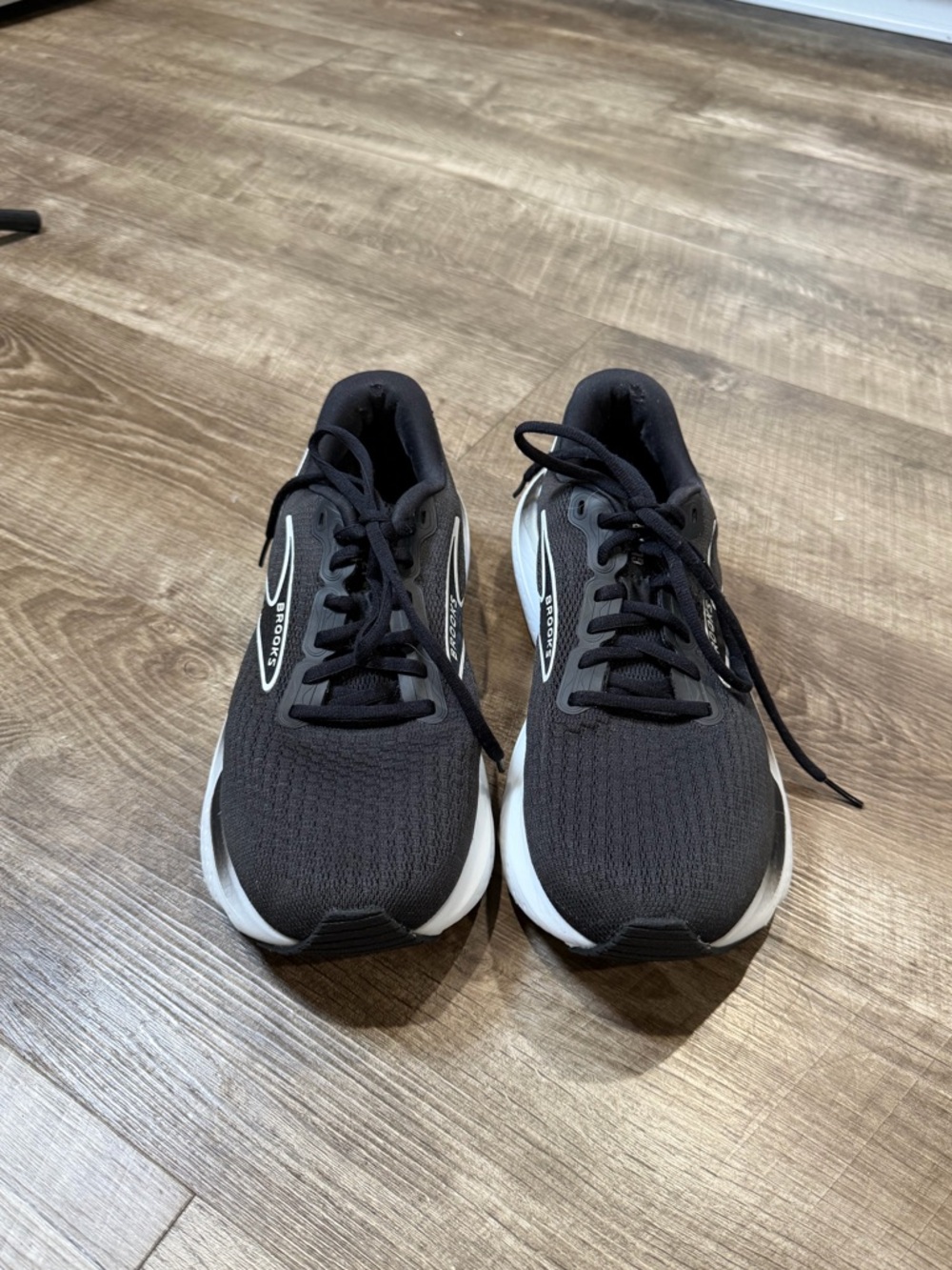 Brooks 110419-090 Men's Glycerin 21 Black/Grey/White Athletic Shoe Size 8.5